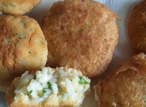 Una foto de Croquetas chatas