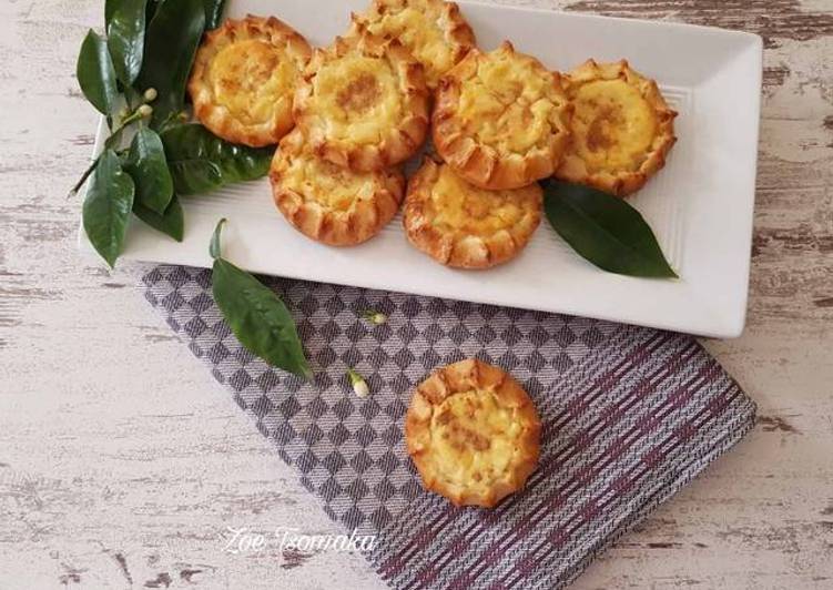 Lychnarakia (tortinhas doces de queijo) - Grécia 🇬🇷