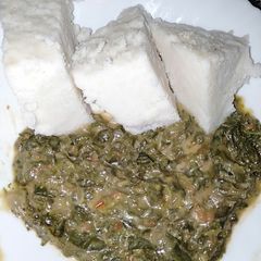 A picture of Coconut kienyeji greens.