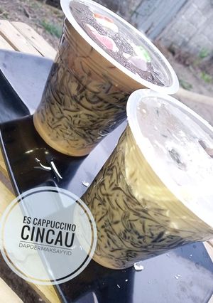 Foto resep Es Cappuccino Cincau