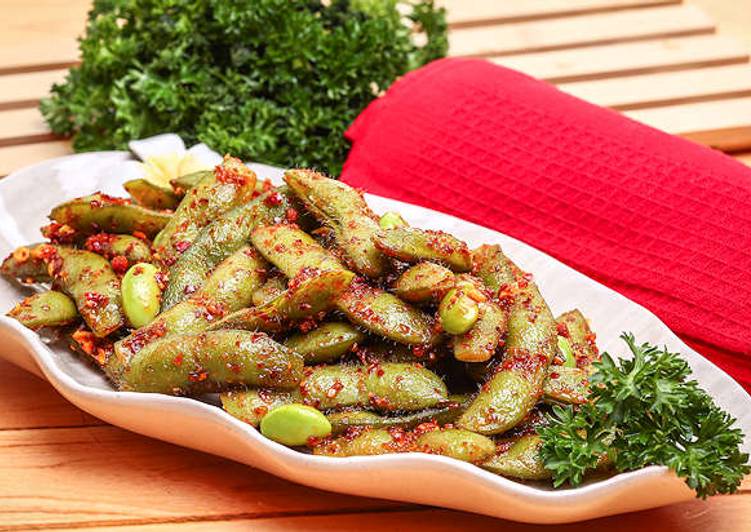Resep: AppetizingEdamame Pedas Gurih
