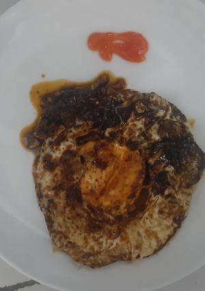 Foto resep Telur Ceplok Kecap Bumbu Instan