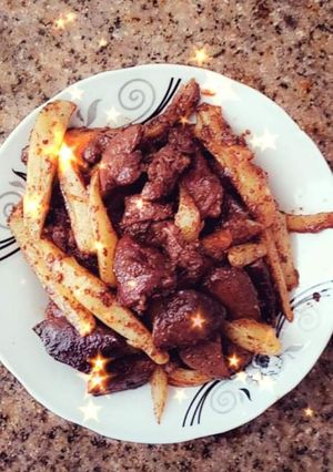 صورة لوصفة ⁦🍽️⁩🐓🐔ليزابا (زواىد الدجاج) بطريقة سهلة و سريعة 🤤😍