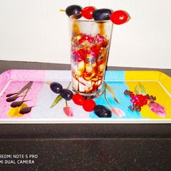 A picture of Fruit and nut Chia salad.