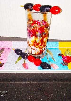 A picture of Fruit and nut Chia salad.