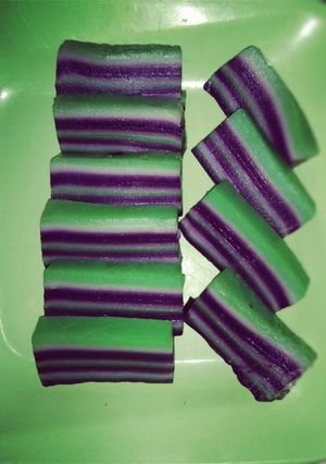 Foto resep Lapis kukus tepung beras