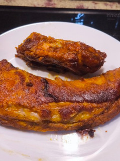 Una foto de Costillar de cerdo al horno con salsa barbacoa 😋