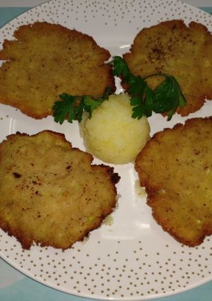 Una foto de Hamburguesas vegetarianas de garbanzos y calabacín