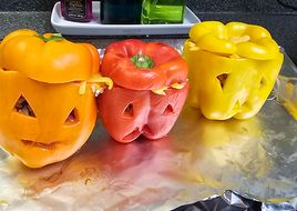Monster Stuffed Peppers