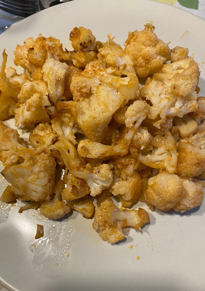 Una foto de Coliflor al ajoarriero