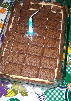 Una foto de Torta fría sin horno
