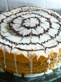 Una foto de Tarta damero
