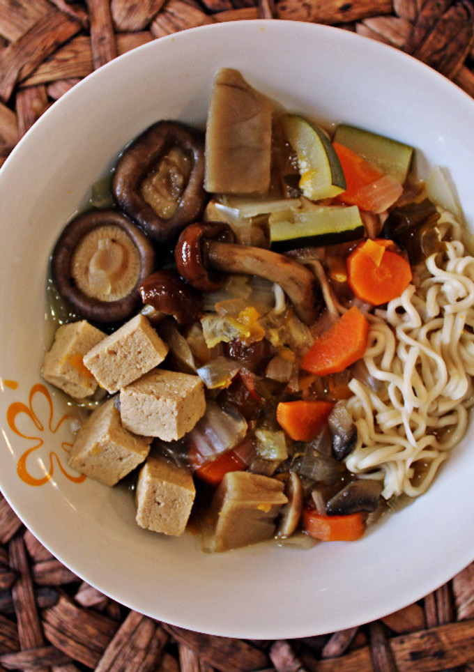 Una foto de Ramen Vegano a mi manera