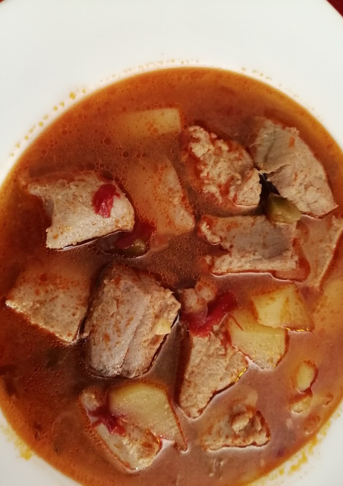 Una foto de Marmitako de atún