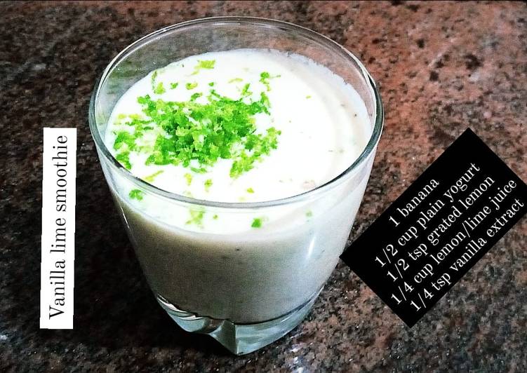 Recipe of Ultimate Vanilla lime smoothie