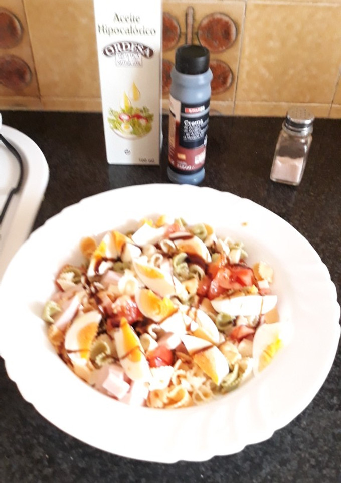 Una foto de Otra variante de ensalada de pasta. Compartida