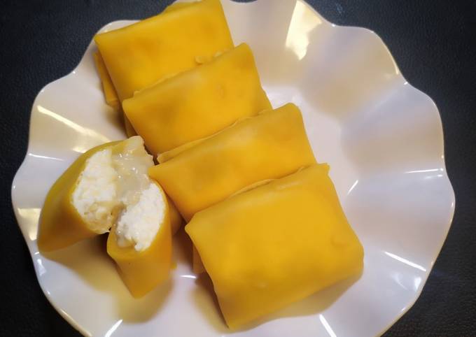 Resep Pancake Durian Kuning Resep Pancake Durian Kuning