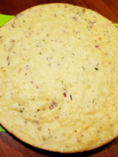 Una foto de Fainá de queso 🧀rellena