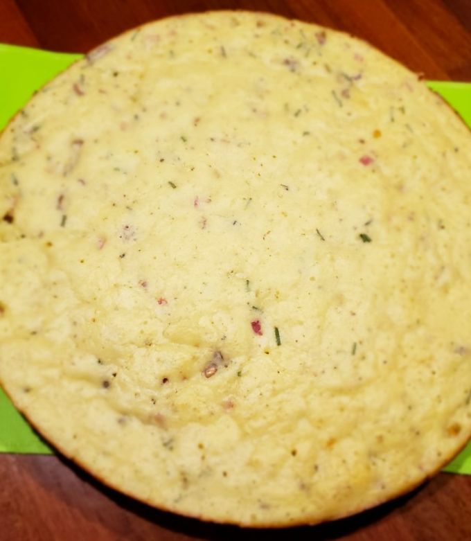 Una foto de Fainá de queso 🧀rellena