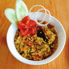 A picture of पंचरत्न खिचडी (daliya khichdi recipe in Marathi).