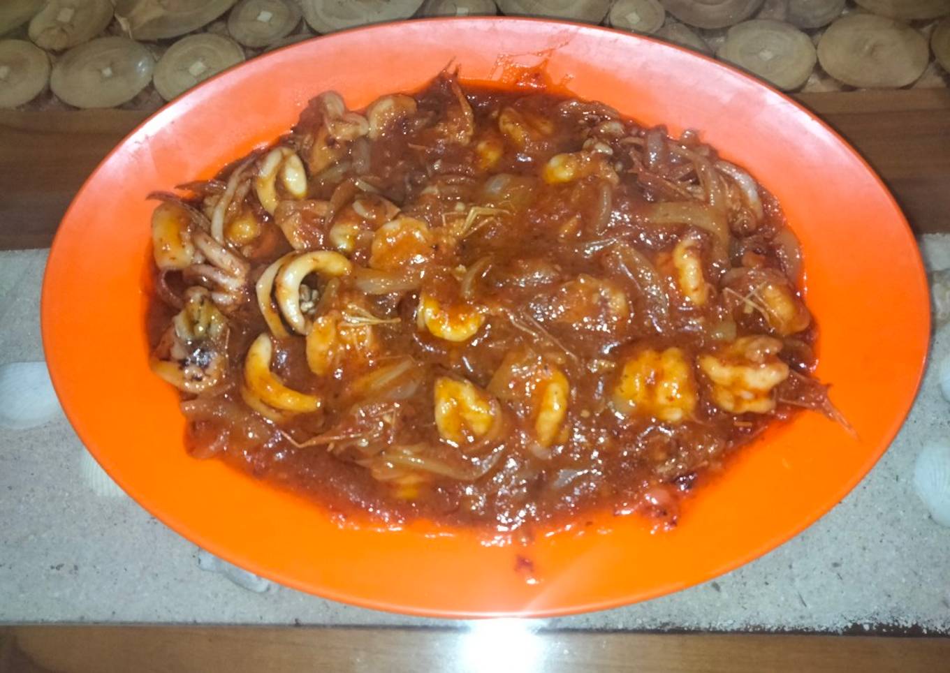 05. Udang/Cumi-cumi Saus Tiram simpel Ala Ala