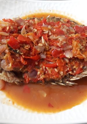 Foto resep Gurameh sambal Cobek