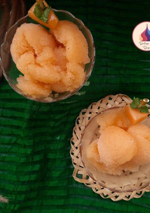 A picture of Muskmelon Sorbet.