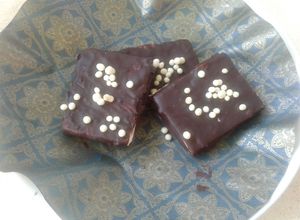 Una foto de Turrón de chocolate con praliné