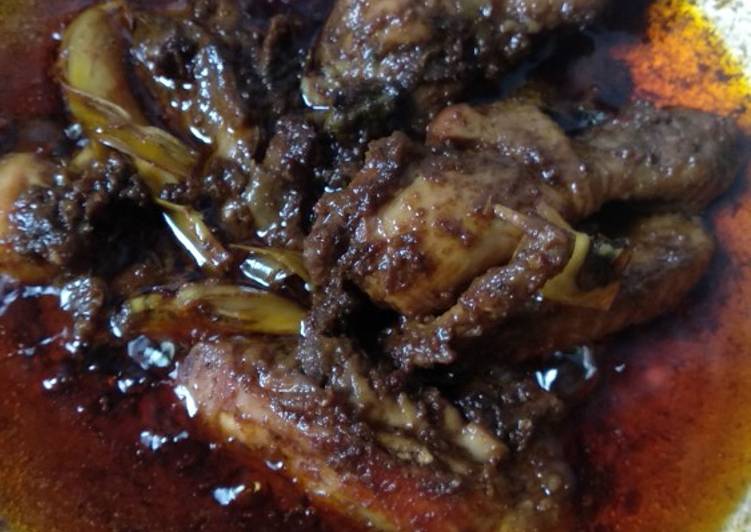 Resep @MANTAP RANDANG Hitam AYAM MUDAH masakan rumahan simple