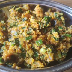 A picture of Spring onion zunka.