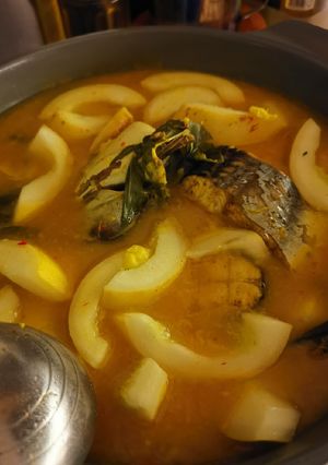 Gambar Patin tempoyak timun cina