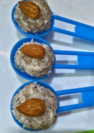 A picture of Ash gourd (Petha) Laddu.