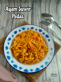 Foto resep Ayam Suwir Pedas