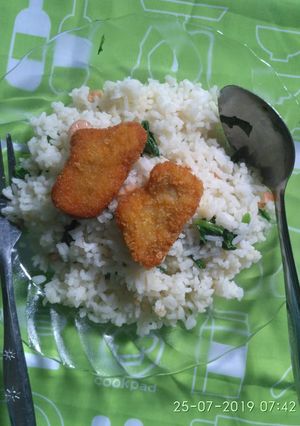 Foto resep Nasgor udang topping nugget non msg
