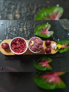 દાડમ ગુલાબ રવા નો શિરો (Pomegranate rose rava shira recipe in gu રેસીપી મુખ્ય ફોટો