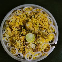 A picture of Chicken Rarara Biryani.