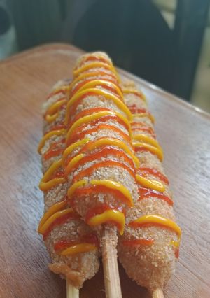 Foto resep 핫도그(hotdog) - Korean Style Hotdog/Corndog