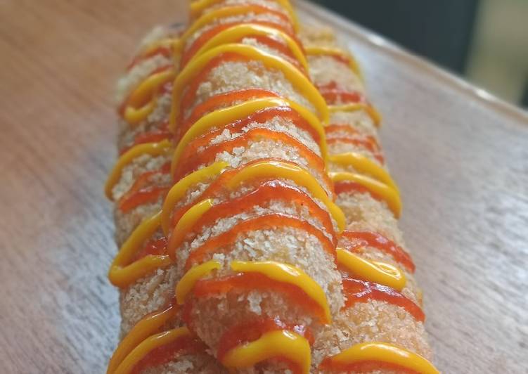 Resep 핫도그(hotdog) - Korean Style Hotdog/Corndog, Menggugah Selera