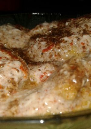A picture of Dahi vada.