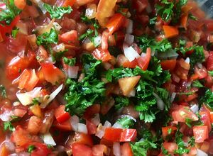 Una foto de Pico de gallo