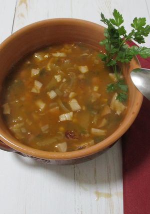 Padovai tésztás bableves 🍝🥣 – Pasta e fagioli alla padovana 🇮🇹 recept fotója