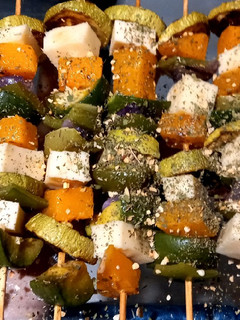 Una foto de Brochettes veggie