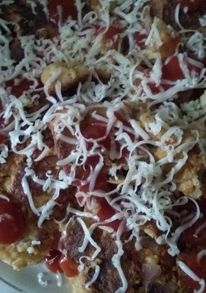A picture of Bread pizza.