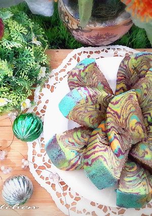 Foto resep Cake Zebra Pelangi