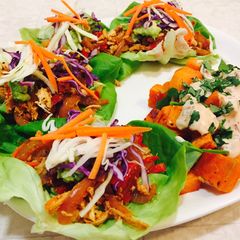 A picture of Chicken Lettuce Wraps.