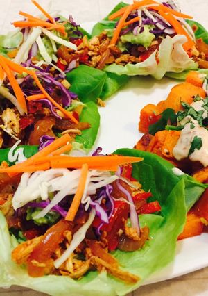 A picture of Chicken Lettuce Wraps.