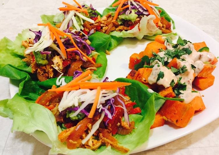 Recipe of Homemade Chicken Lettuce Wraps