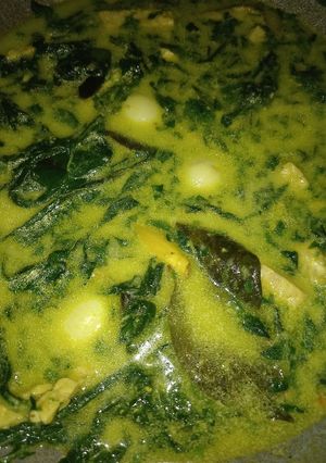 Foto resep Sayur daun singkong santan