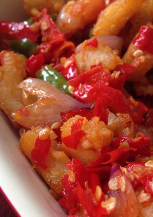 Foto resep Sambal ikan jambal pedas maknyus