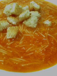 Una foto de Sopa de tomate